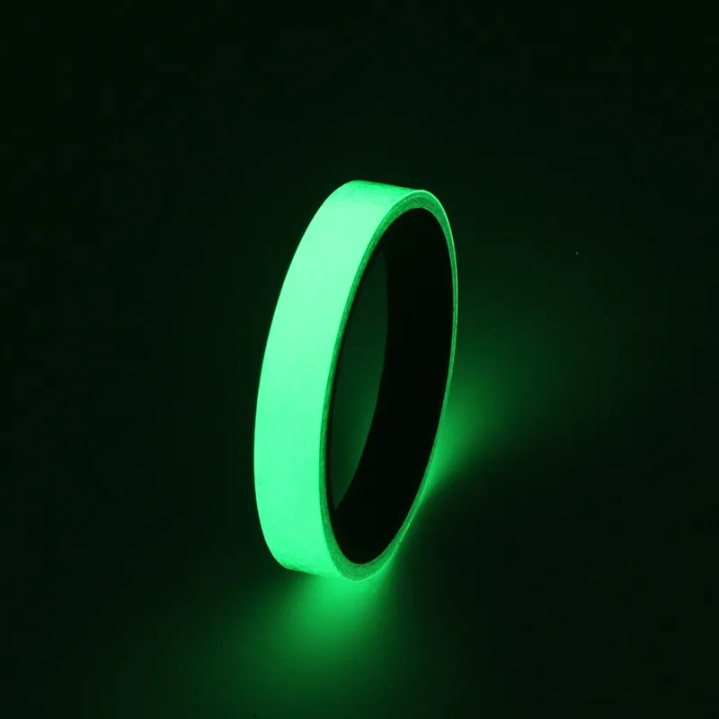 Fita luminosa verde fluorescente reflexiva auto-adesiva adesivos aviso de segurança diy decoração para casa festival festa suprimentos
