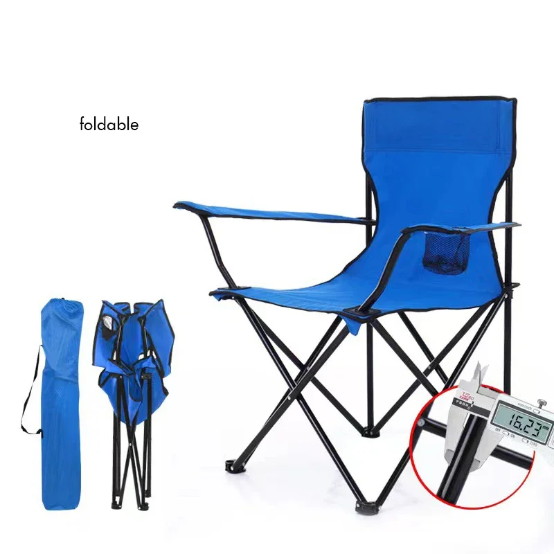 Tragbarer klappbarer Campings tuhl mit Trage tasche Klappbarer Campings tuhl harte Arme, tragbarer Gartens tuhl für Erwachsene, Gartens tühle