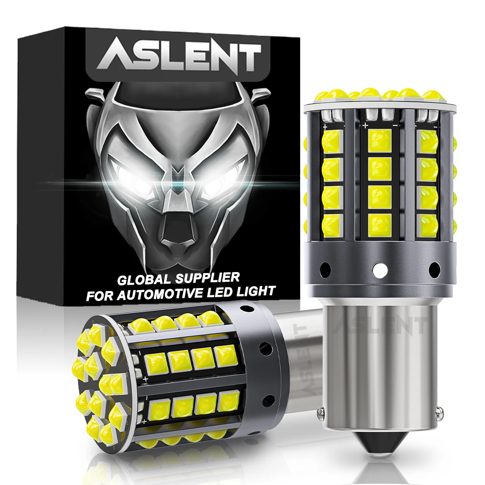 2 uds luces LED para coche BA15S P21W 1156 BAU15S PY21W 1157 BAY15D 44*3030SMD Canbus luces de señal de giro delanteras 7440 7443 W21/5W 12V