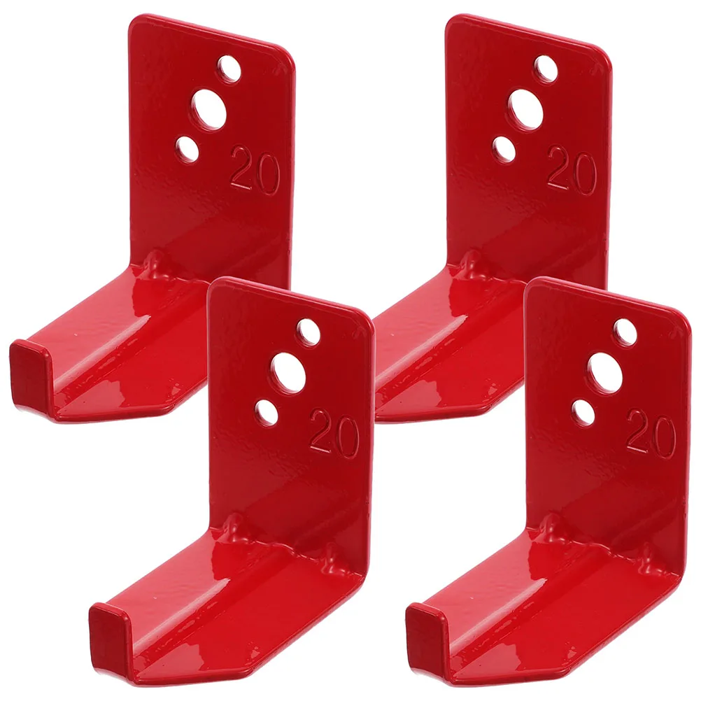 2set Fire Extinguisher Bracket Holder Wall Mount Hanging Brackets Hook Metal Spacesaving Design Easy Installation