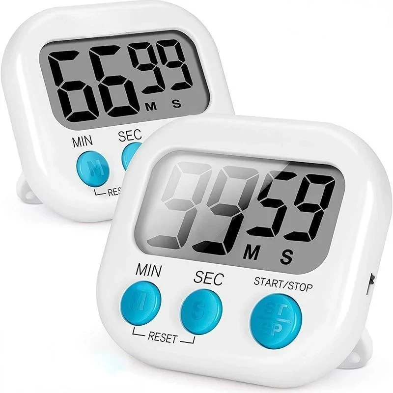 Temporizador de cocina magnético LCD Digital, temporizador de cuenta atrás, temporizador de cocina, reloj despertador, accesorios de cocina para el hogar