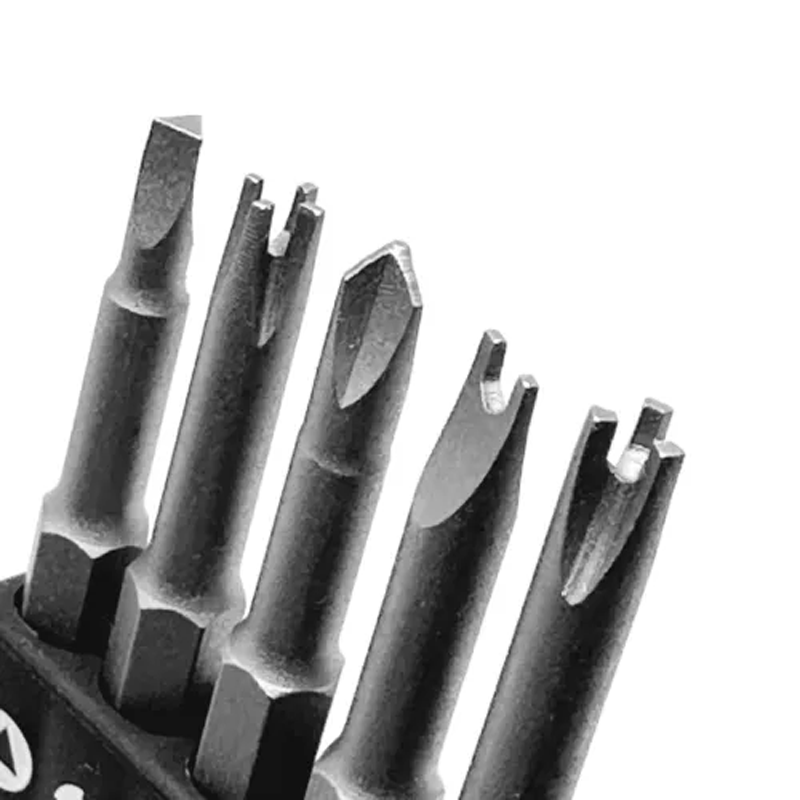 Precision Y U Shaped Triangle Screwdriver Magnetic Bit 1/4" Inner Cross Three Points Screw Driver Security Tip For Power Drill