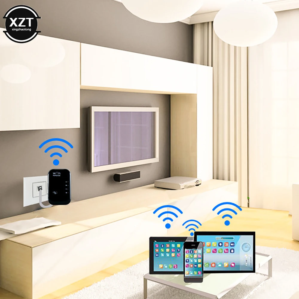 Nuevo enrutador WiFi, enrutador WPS, repetidor WiFi inalámbrico de 300Mbps, amplificadores de señal, amplificador de red, extensor repetidor WIFI Ap