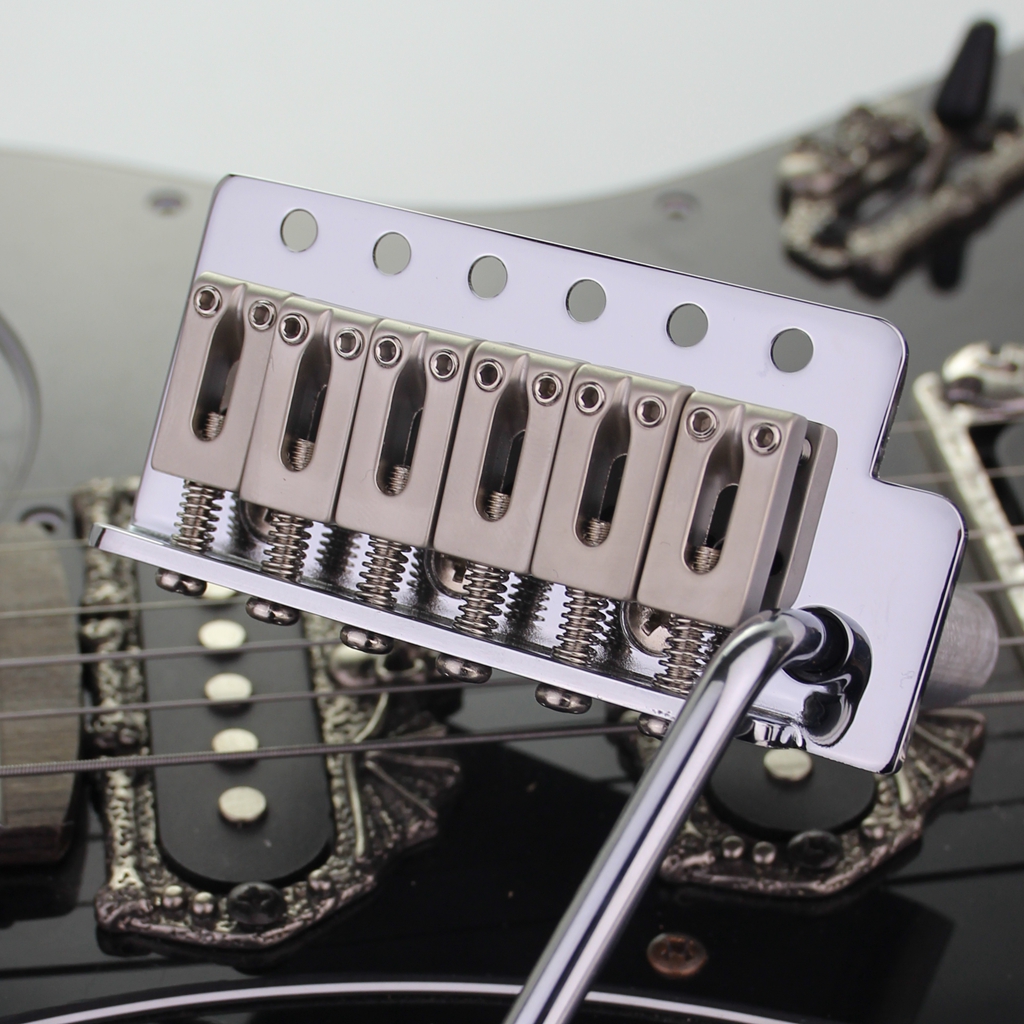 Tremolo Bridge System For ST Stratocaster ST Electric Guitar Chrome Silver Accessories Spacings 10.5mm