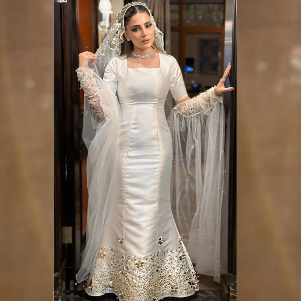 Personalizado es apliques quinceanera sereia pescoço quadrado sob medida vestido de ocasião vestidos midi
