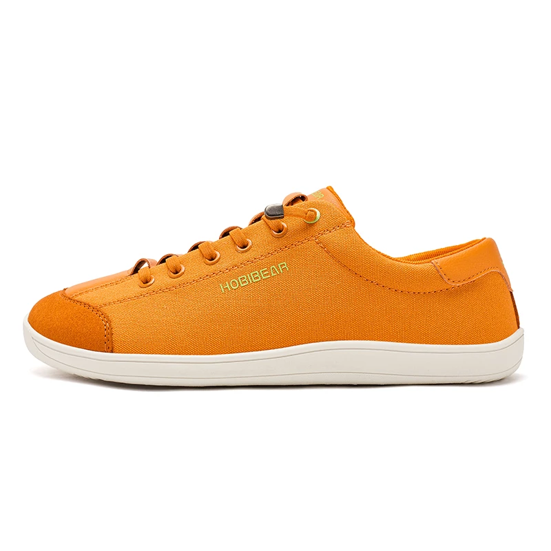 HOBIBEAR Barfußschuhe für Damen und Herren |   Null Tropfen |   Lässige Canvas-Sneaker mit breiter Zehenpartie, minimalistische Wanderschuhe