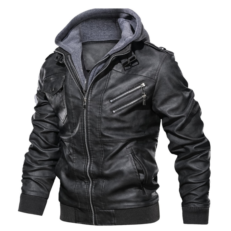 Neue männer Leder Jacken Herbst Casual Motorrad PU Jacke Biker Leder Mäntel Marke Kleidung EU Größe männer kleidung