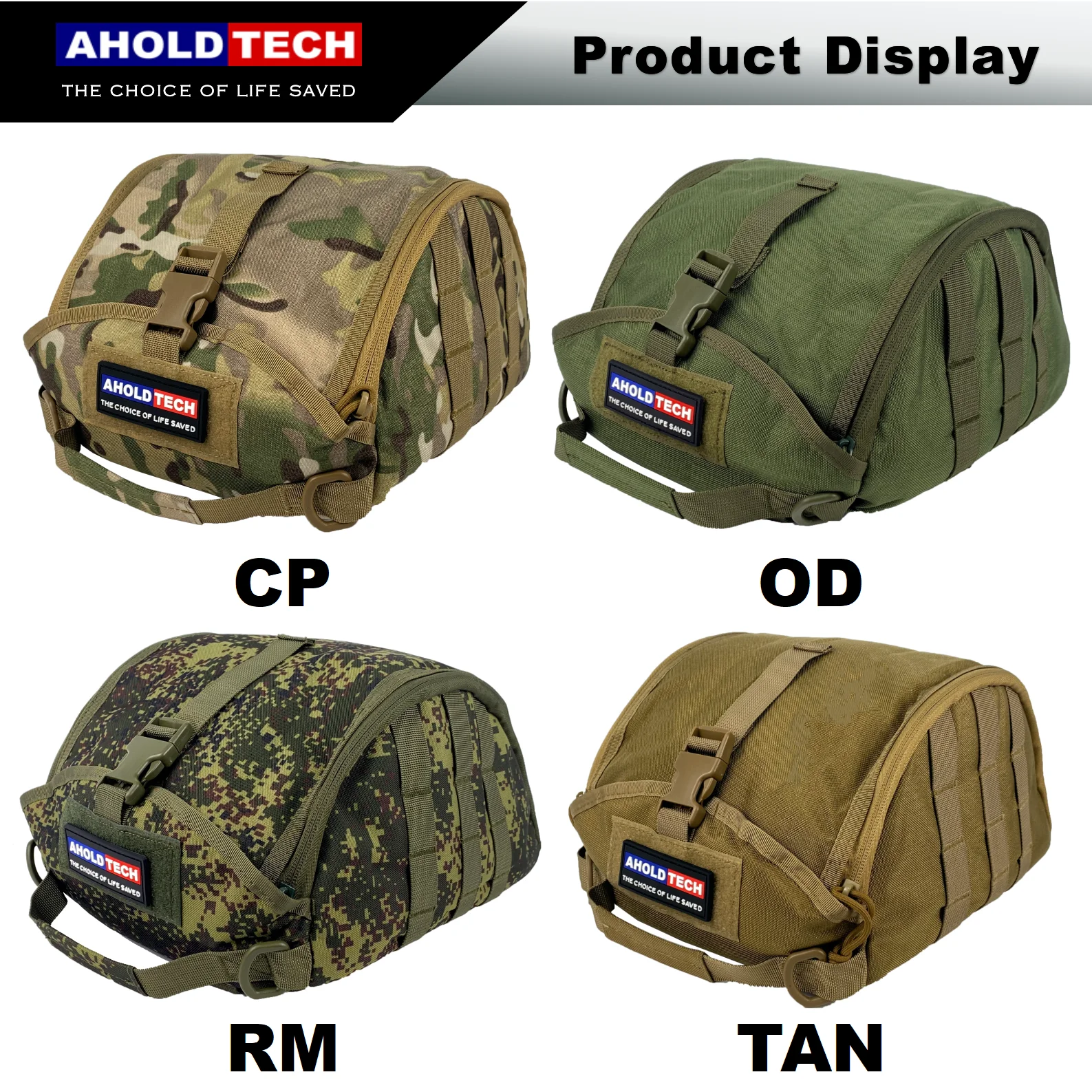 Aholdtech ของแท้กระเป๋าเก็บหมวกกันน็อคยุทธวิธีสําหรับพกพาหมวกกันน็อค MICH Wendy อย่างรวดเร็ว