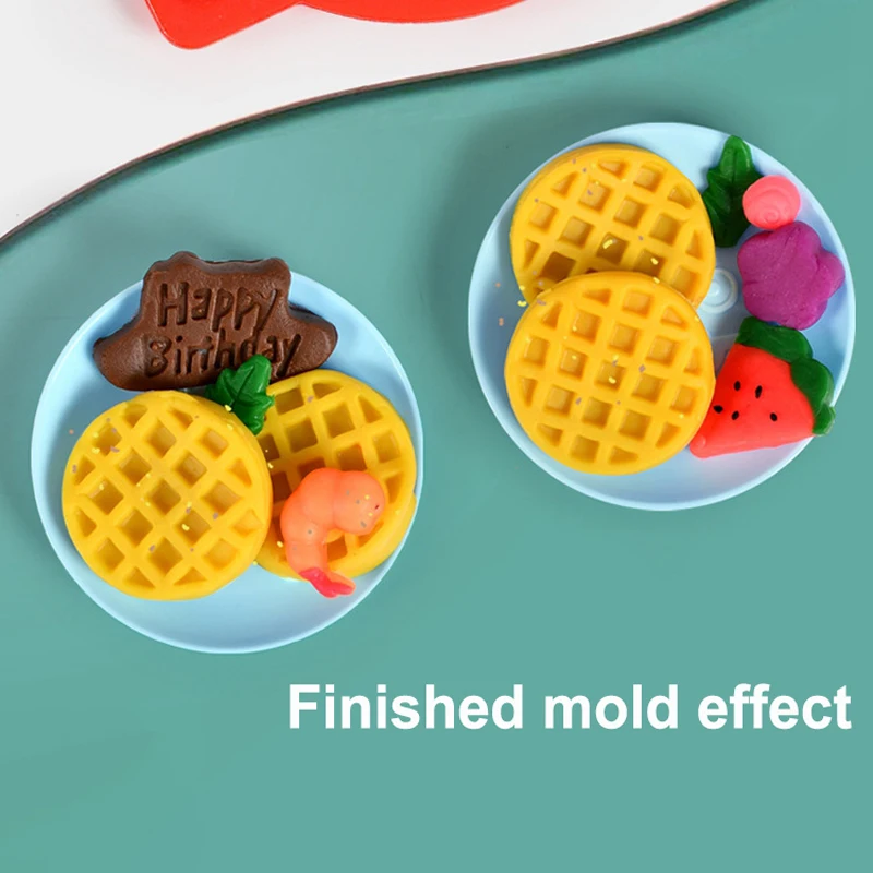 Mini Clay Plasticine Hamburger Machine Mold DIY Children's Play House Educational Plasticine Clay Tool