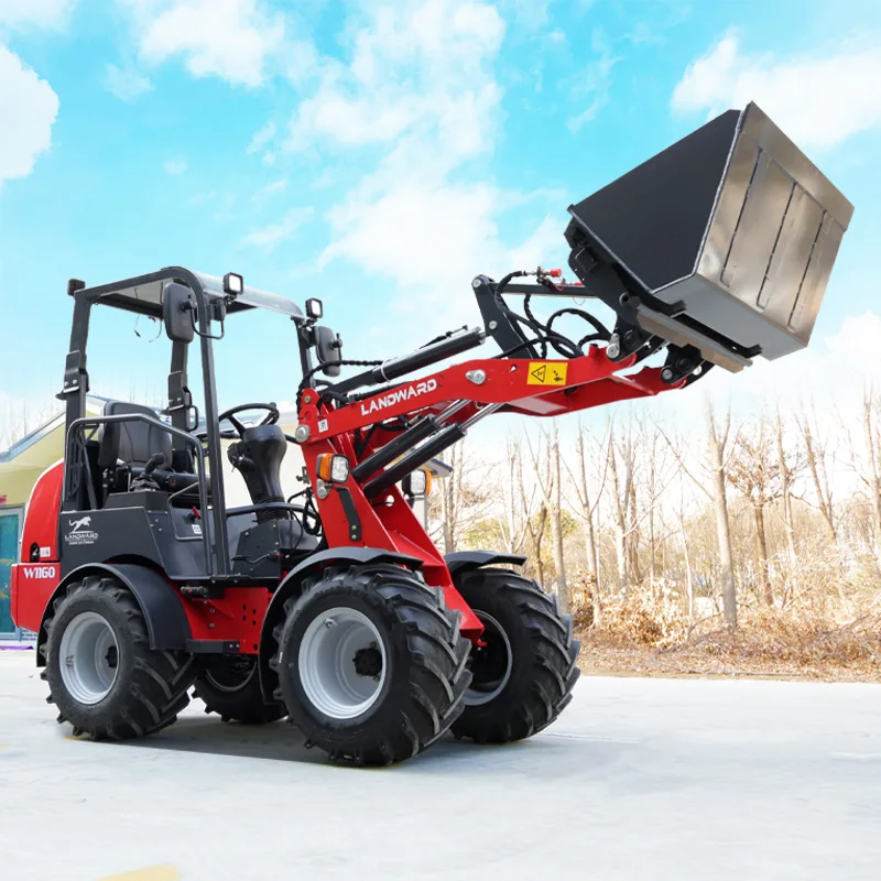 Mini loader with high efficiency and good maneuverability wheel loader  CE EPA Front End Type Wheel Mini Loader Customized