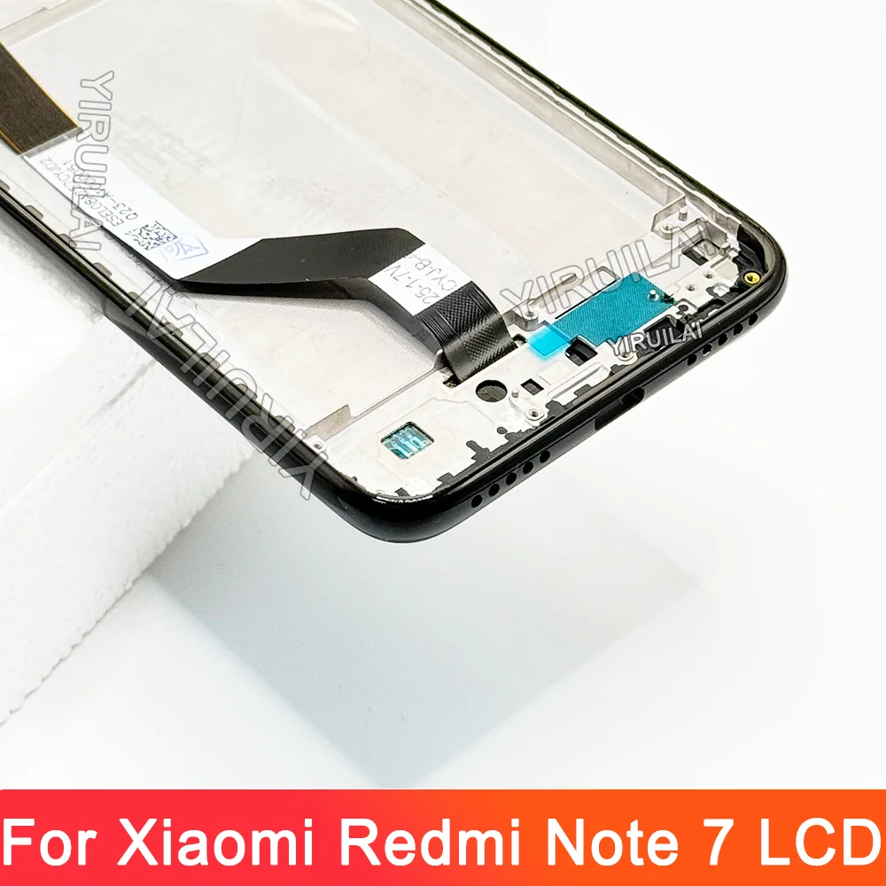 AMOLED-Display für Xiaomi Redmi Note 7 Pro M1901F7S LCD-Display Touchscreen-Digitizer für Redmi Note 7 mit Rahmenersatz