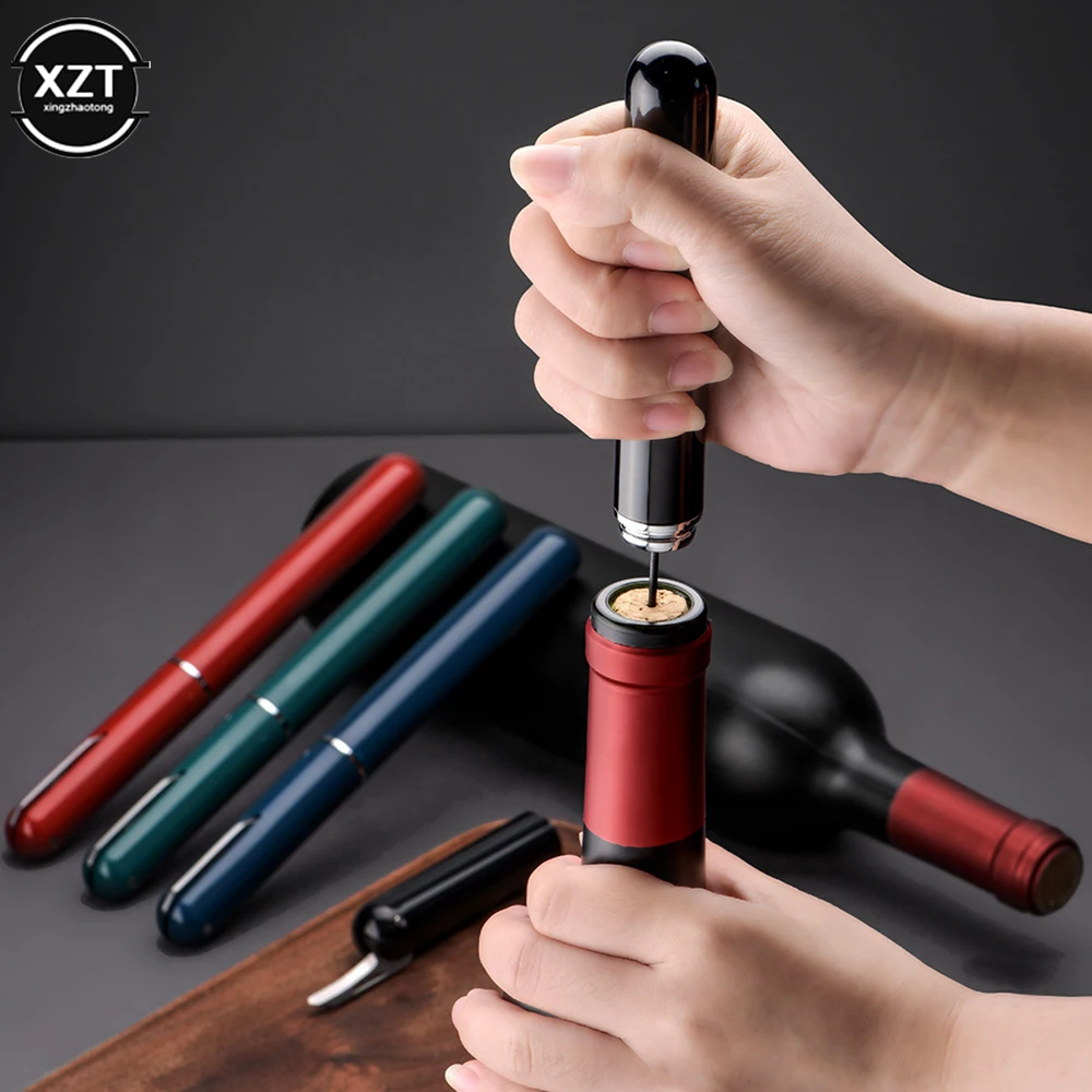 Air Pressure Needle Corkscrew Pen Shaped Air Pump Wine Corkscrew Portable Corkscrew Tools