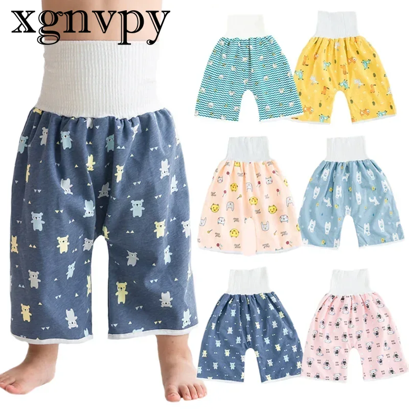 XGNVPY-PAÑALES impermeables y a prueba de fugas para bebé, almohadillas lavables para pañales, pantalones de estudio, cama antihumectante de algodón
