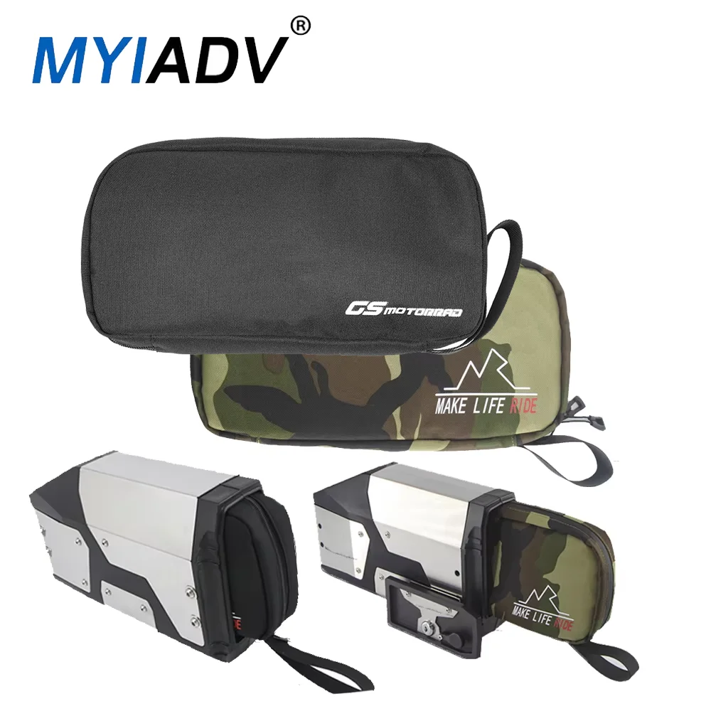 Caixa de ferramentas de alumínio 4.2 litros saco interno da caixa de ferramentas para bmw r1200gs aventura lc r1250gs r 1200 gs adv r1200 gs1250 2004-2024