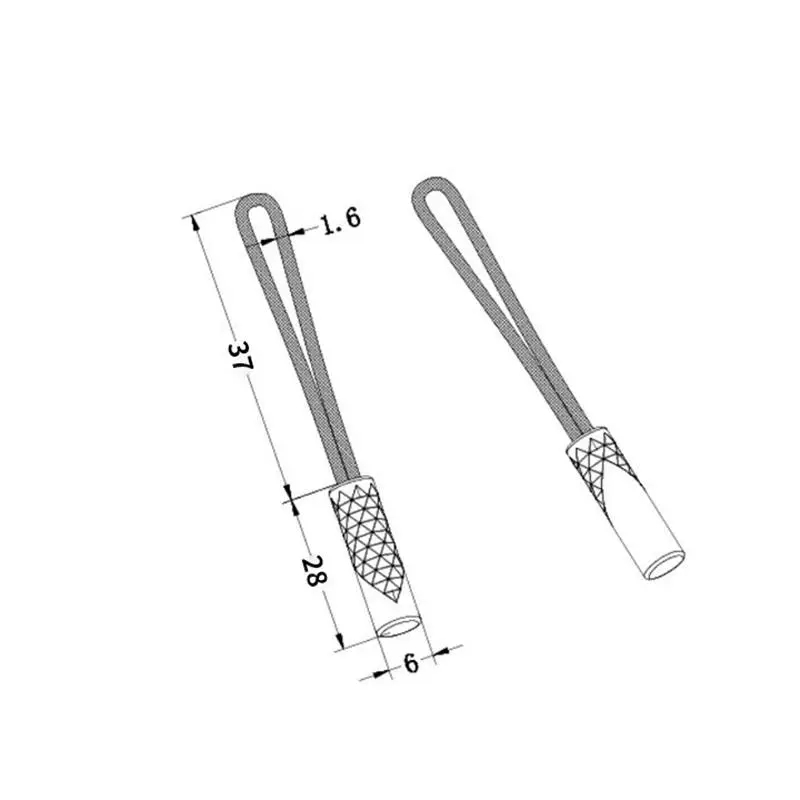 Korde? Fermeture?clair Noire, 10-Teile/Ensemble, ULd'Installation D'extrémité D'extracteur,?tiquette De Remplacement, Sup