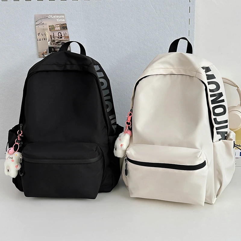 Students Schoolbag Tutoring Bag Large Capacity Knapsack Waterproof Outdoor Travel Backpack Tote Gift