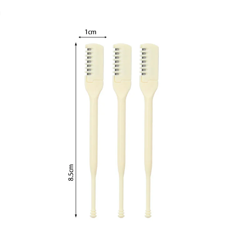 Tijeras para el pelo de la nariz ultrafinas, recortadoras de precisión, diseño ergonómico para un cuidado seguro y fácil, compactas y aptas para viajar, 10 Uds.
