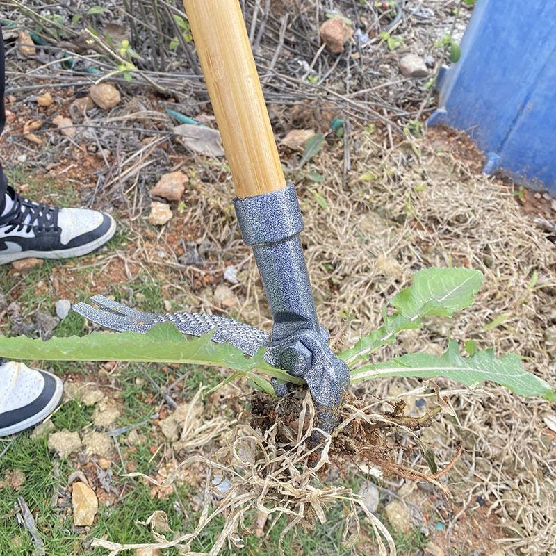 Portátil Iron Weed Extrator com Pedal, Ferramenta removível, Garra Weeder, Removedor de raiz, Ferramentas de jardim ao ar livre