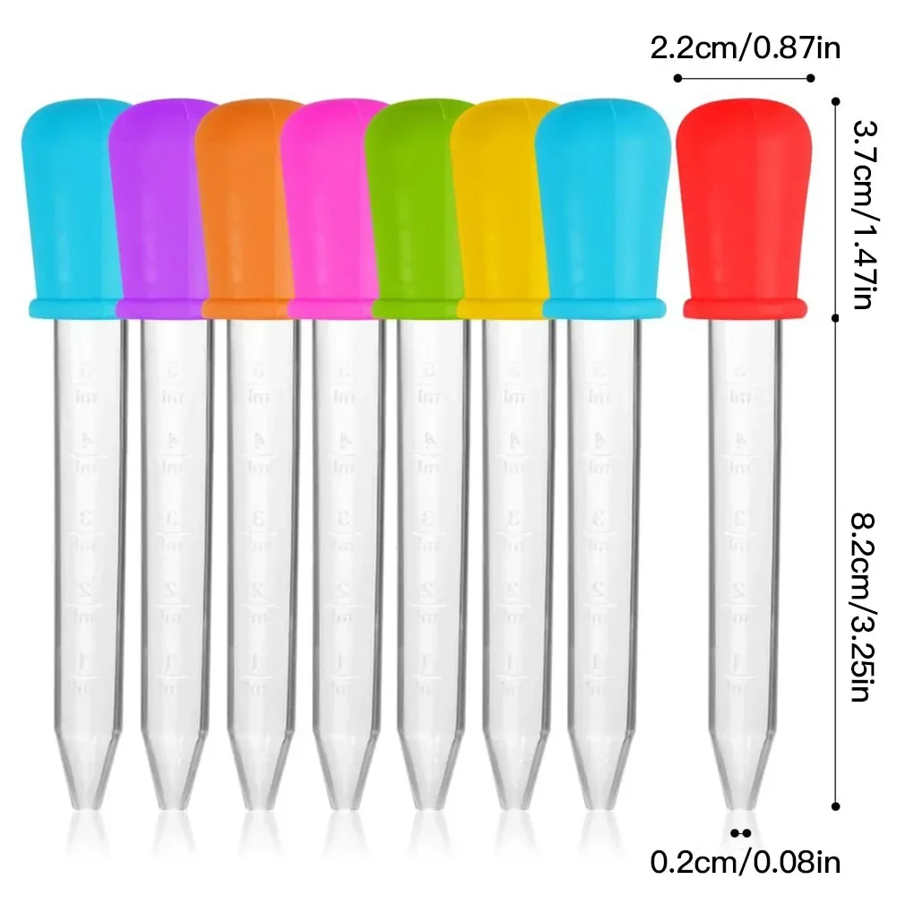 液体薬用シリコンコースター、目と耳のための小さなコーティング、学校実験用品、5ml