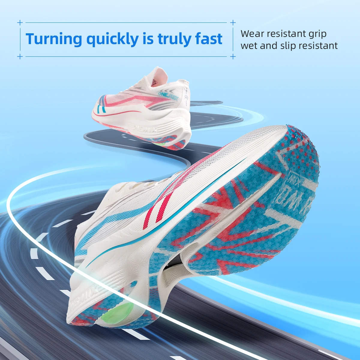 ONEMIX 2025 ใหม่แผ่นคาร์บอนวิ่งมาราธอนรองเท้า Pro ทดสอบ Stable สนับสนุนสําหรับ Shock-absorbing Ultralight BOUNCE รองเท้าผ้าใบ