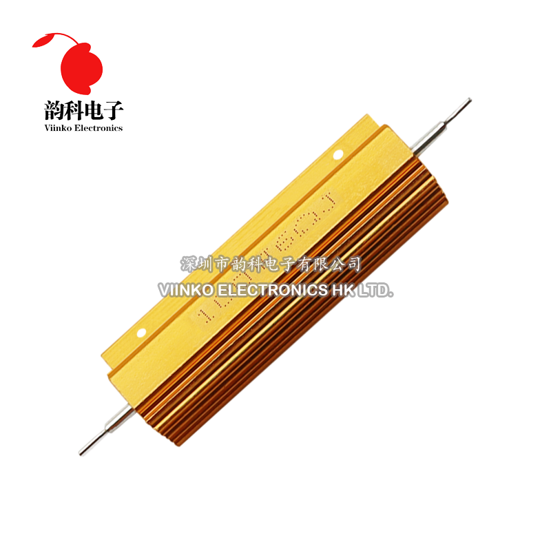 50W 100W carcasa de Metal de potencia de aluminio resistencia bobinada 0.01R ~ 100K 1 4 5 6 8 10 20 200 500 1K ohm resistencia RX24 DSSRQI