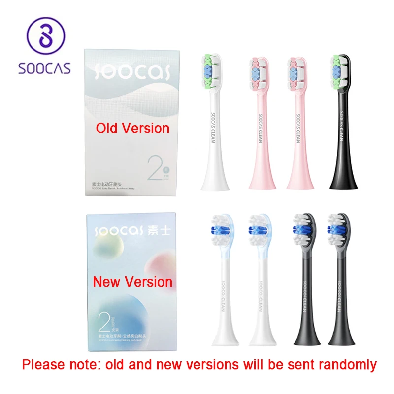 Ban Đầu SOOCAS Âm Bàn Chải Đánh Răng Điện Đầu Thay Thế SOOCAS X1 X3 X3U X5 Răng Bàn Chải Đầu Thay Thế