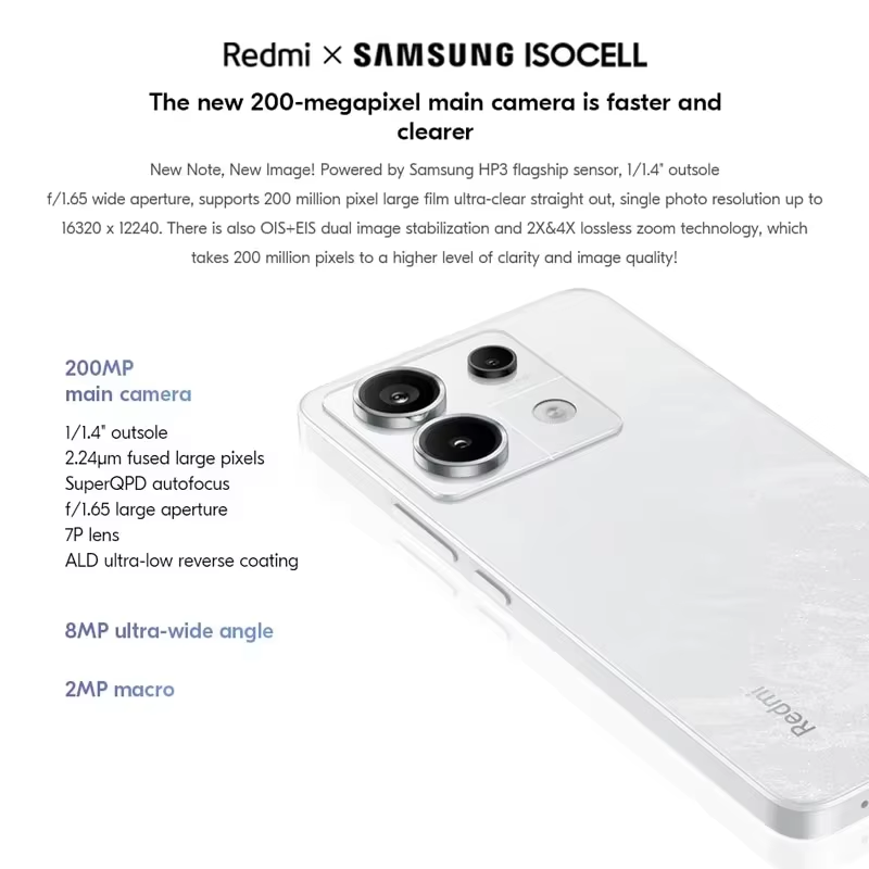 Xiaomi redmi note 13 pro 5g global rom smartphone snapdragon 7s gen 2 120hz tela 5100mah 67w carregamento rápido celular