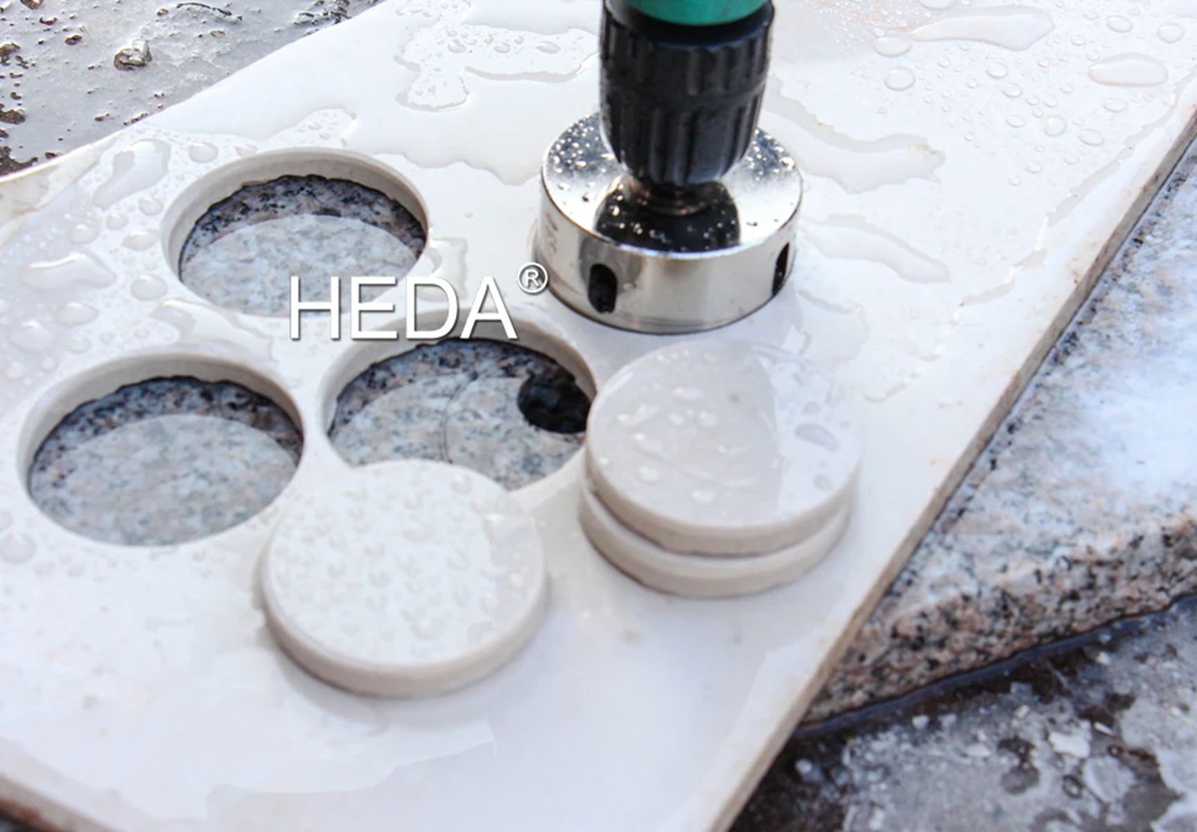 Кольцевая пила с круглым хвостовиком 3-200 мм, корончатое сверло с алмазным покрытием, каменные инструменты для стекла, открывалка для мрамора, керамической плитки, фарфора, гранита