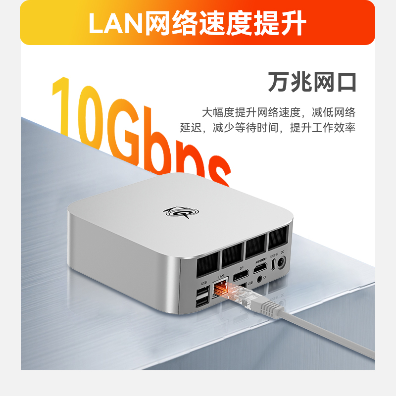 SER9 MAX MINI ПК AMD Ryzen 7 H 255 DDR5 32 1 ТБ NVME SSD PCIE 4.0 WIFI 6 BT5.2 10 Гбит/с LAN Обновление Silence Gaming PC Beeink