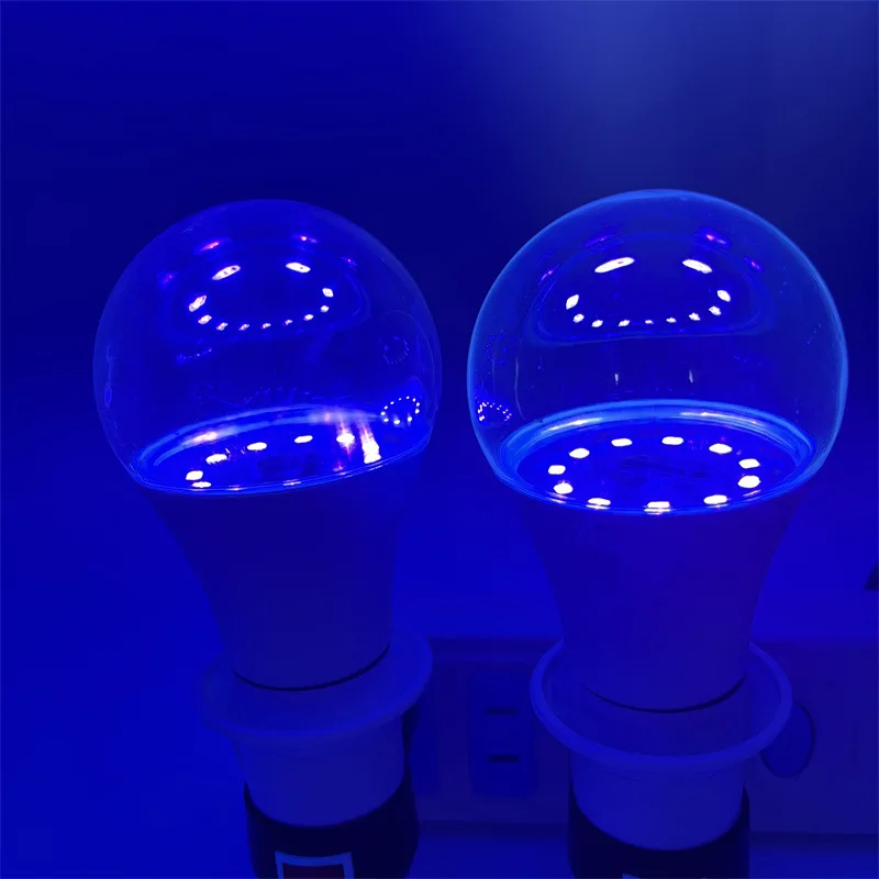 E27 Led-lampe 9W UV Glühbirnen Schwarzlicht 395nm Uv Lampe Körperbemalung Fluoreszierende Lichter Glow Party Disco bar Dekoration
