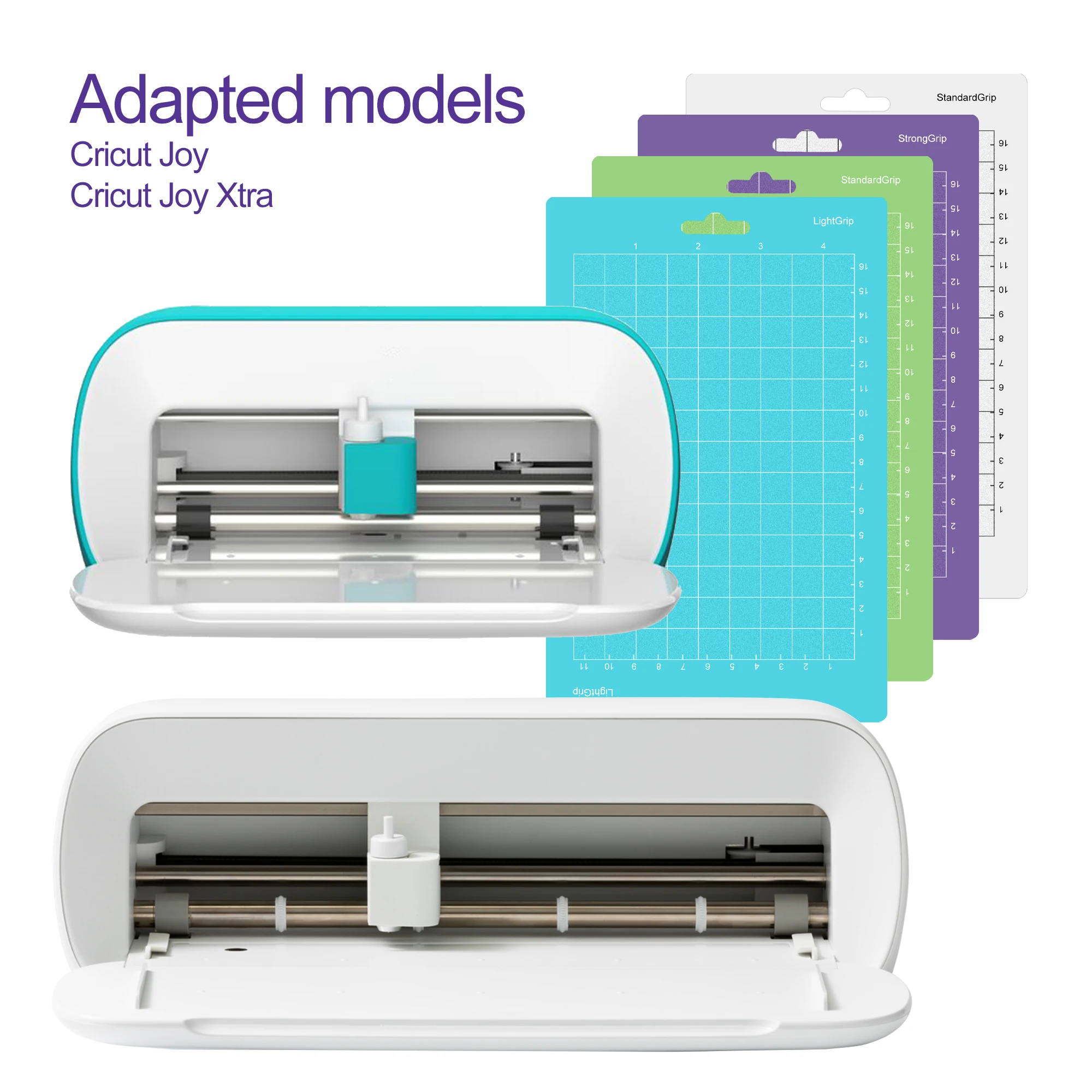 3pcs, 6.5*4.5 inch Portable Replacement Embossed Silhouette Cutting Mat for Cricut Joy, Suitable for Craft Mak