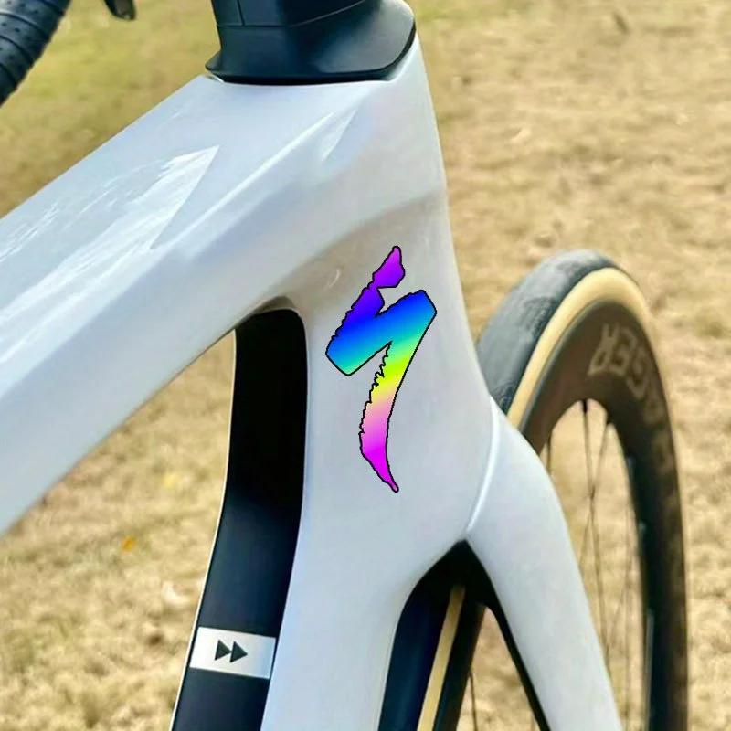 1PC 専門雷ロードバイクステッカー MTB 自転車トップチューブフレーム防水装飾修理された日焼け止め屋外デカール