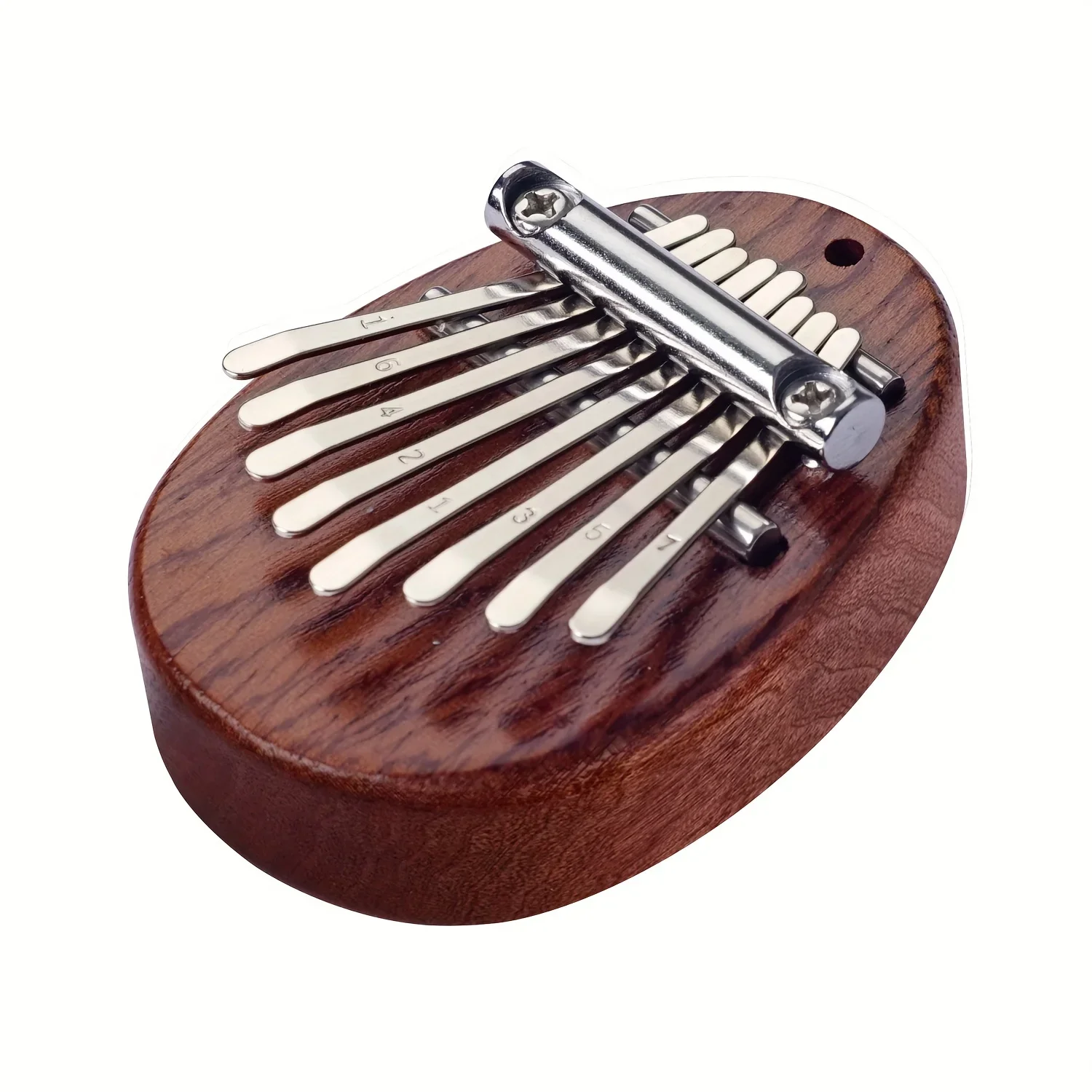 Mini Kalimba – เปียโน à pouce à 8 สัมผัส, 1 ซอง, Style goutte d'eau, Instrument mignon, แบบพกพา, coffret cadeau exquis pour