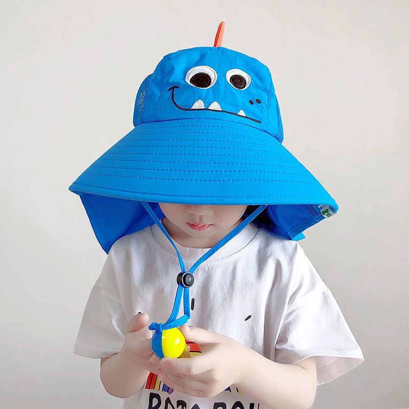 Topi anak-anak laki-laki perempuan, tepi Besar tahan UV musim panas, gaya baru topi matahari, topi nelayan tipis dan berongga