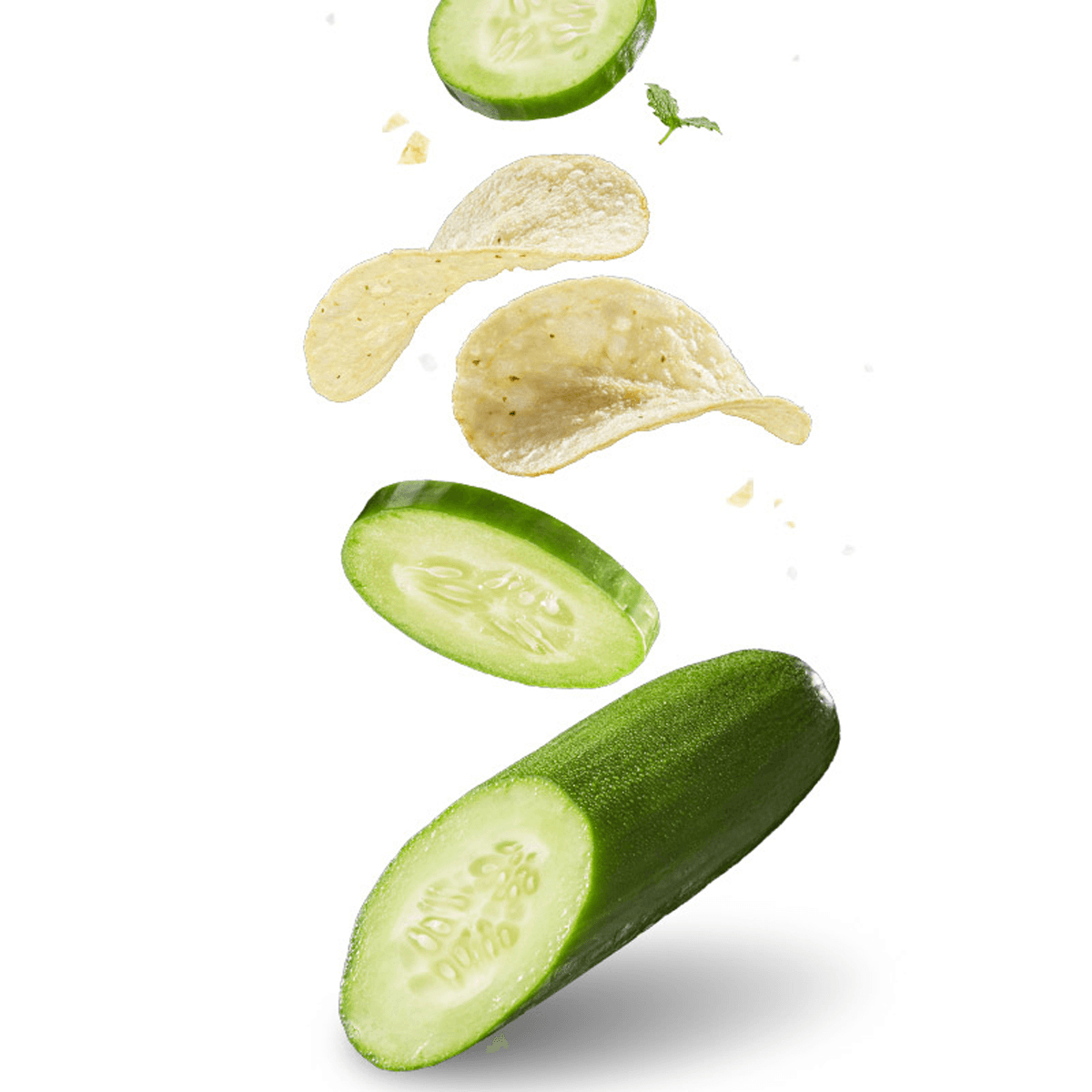 [6Packs] Lay's Cucumber Stax Potato Chips, 3.17oz*6Packs