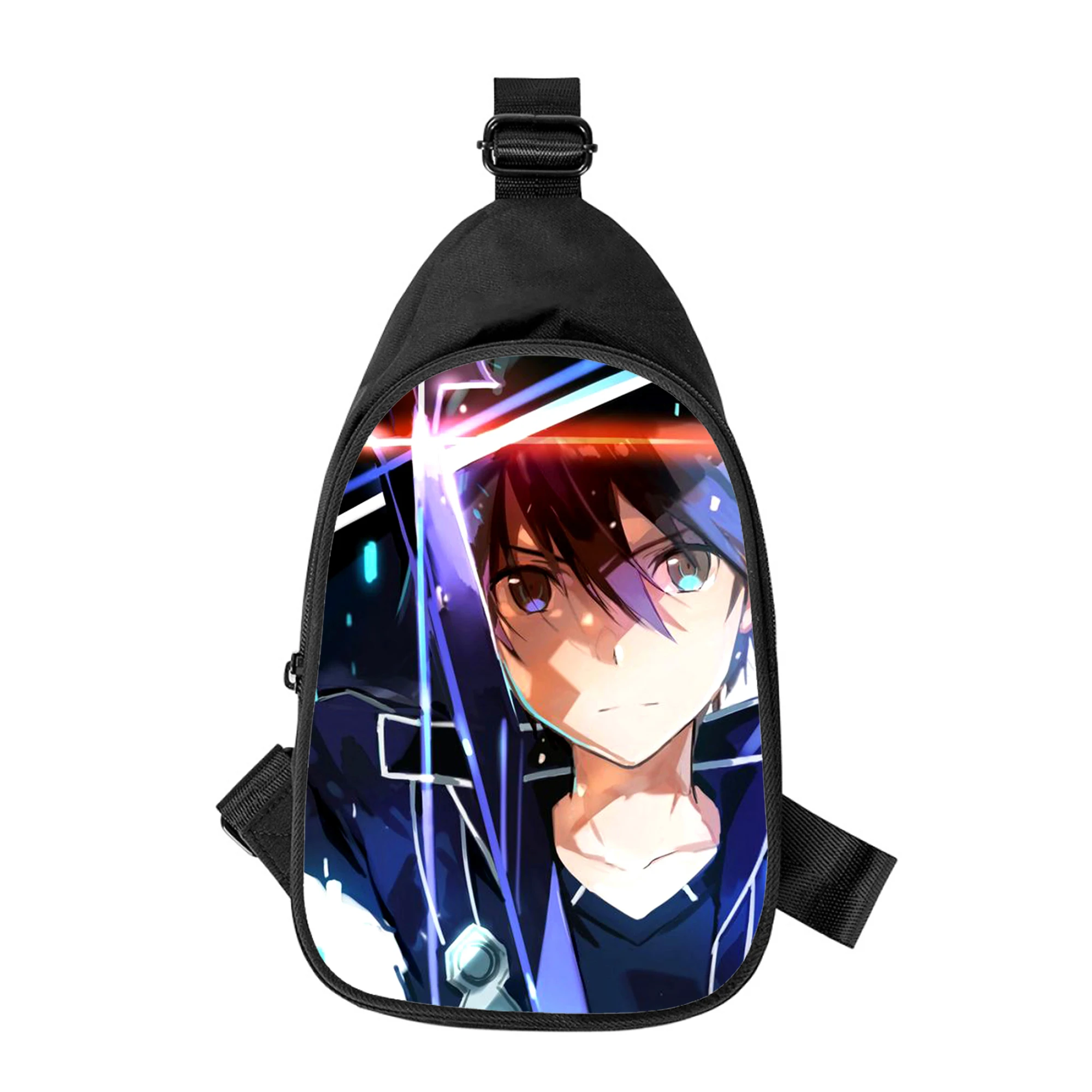 Мужская нагрудная сумка с 3D-принтом меча из аниме «Искусство Онлайн»