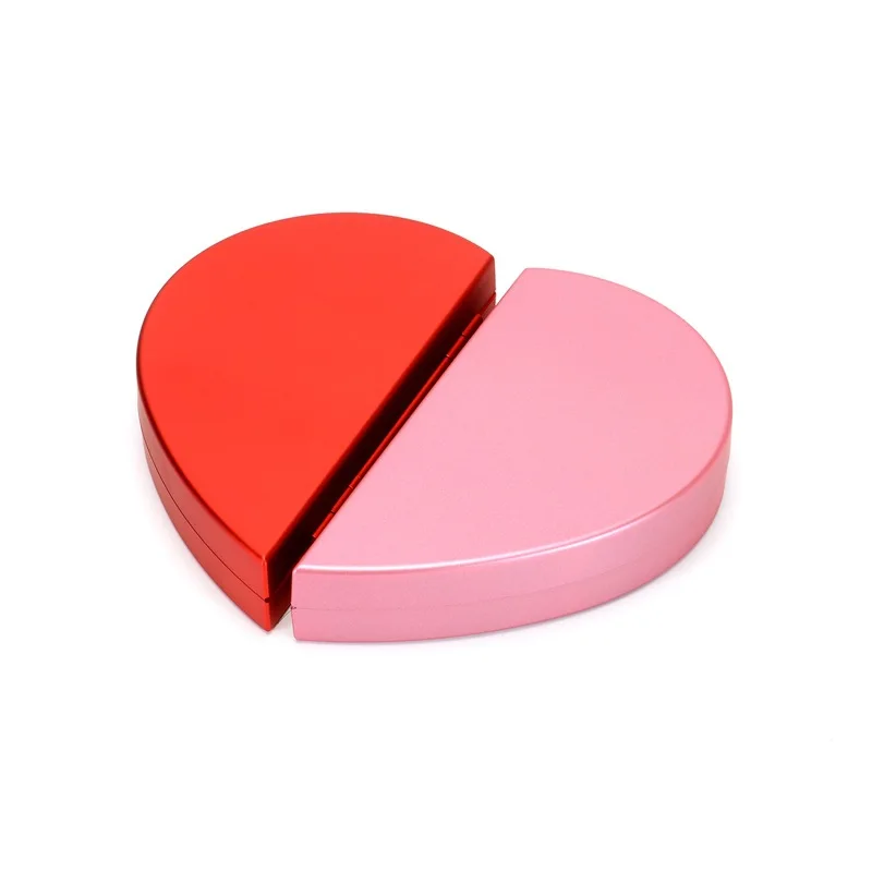 High Quality Jewelry Box For Couples Propose Rings Packaging Rotating Rose Flower Ring Box 3d Heart Shape