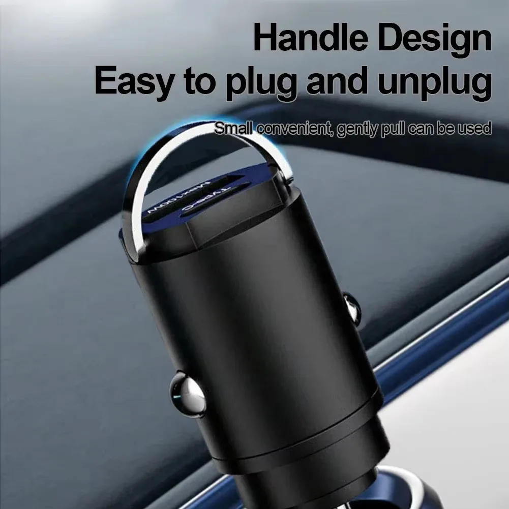 Chargeur de voiture USB Charge rapide 4.0 QC4.0 QC3.0 PPS SCP 5A PD Type C 200W chargeur USB de voiture rapide pour téléphone portable iPhone Xiaomi