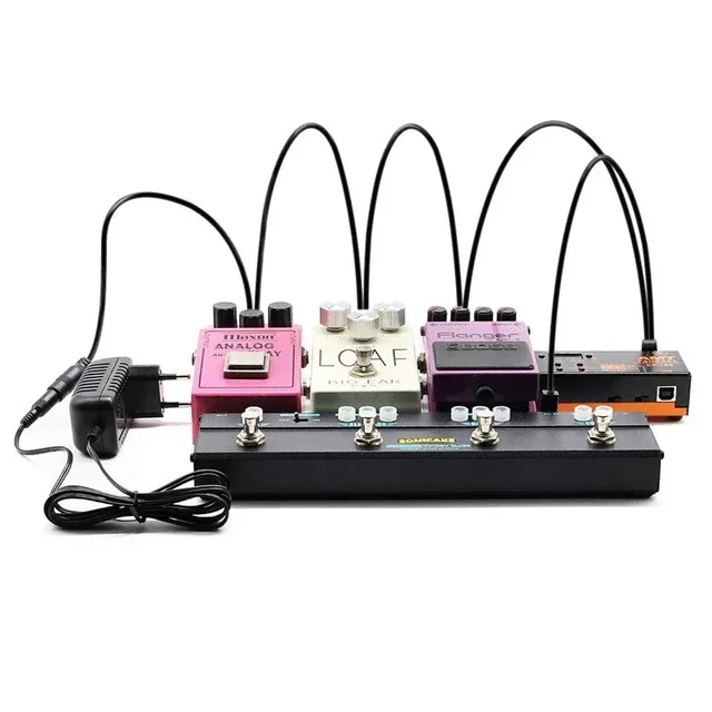 Daisy Chain Cable 1 to 2 3 5 6 8 10 Ways Guitar Effect Pedal Accessory 9V DC Adapter Plug Power Cord