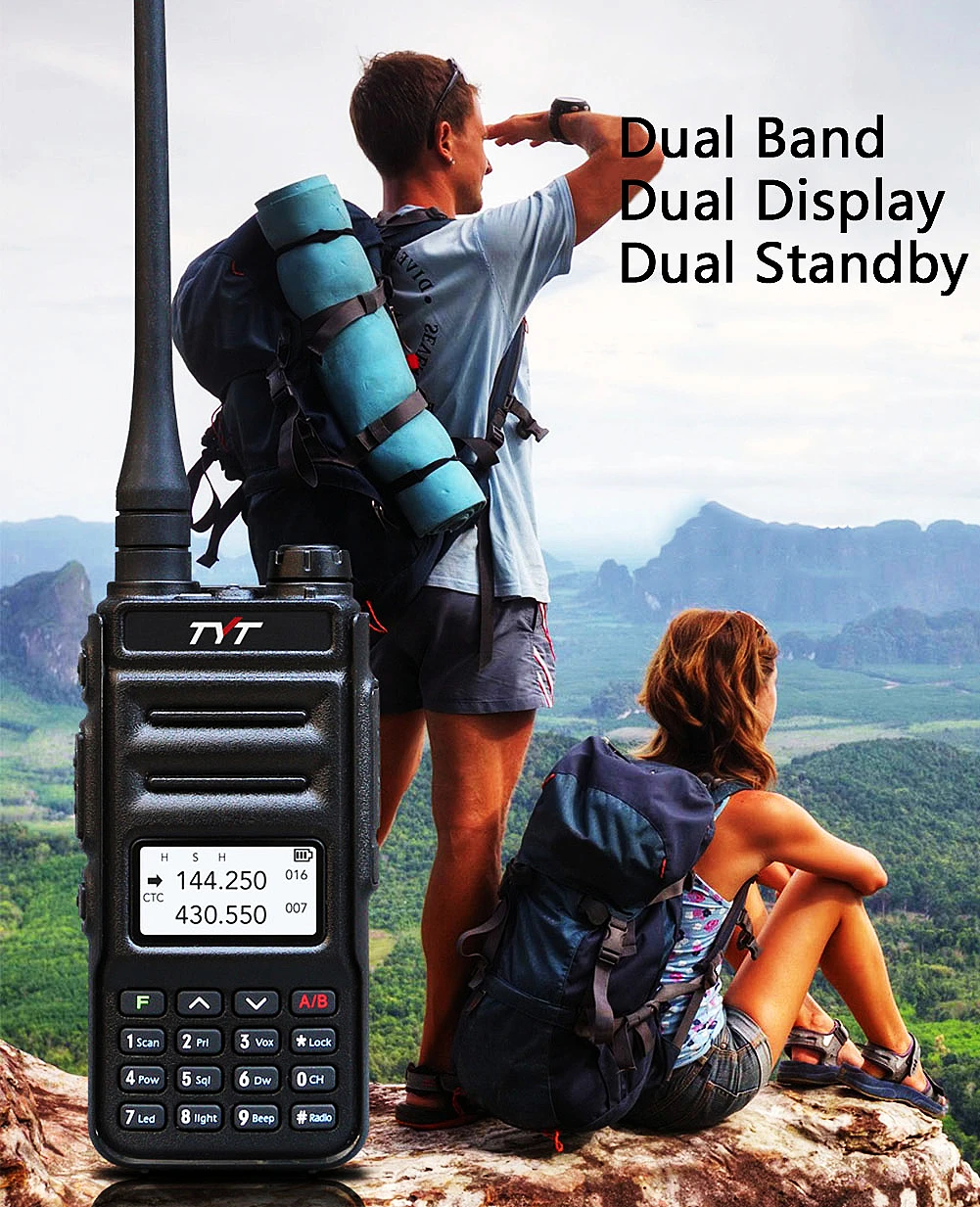 Tyt walkie talkie TH-UV88 vhf/uhf 5-watt tragbares Funkgerät fm Langstrecken-Walkie-Talkie-Amateur-Analog-Transceiver
