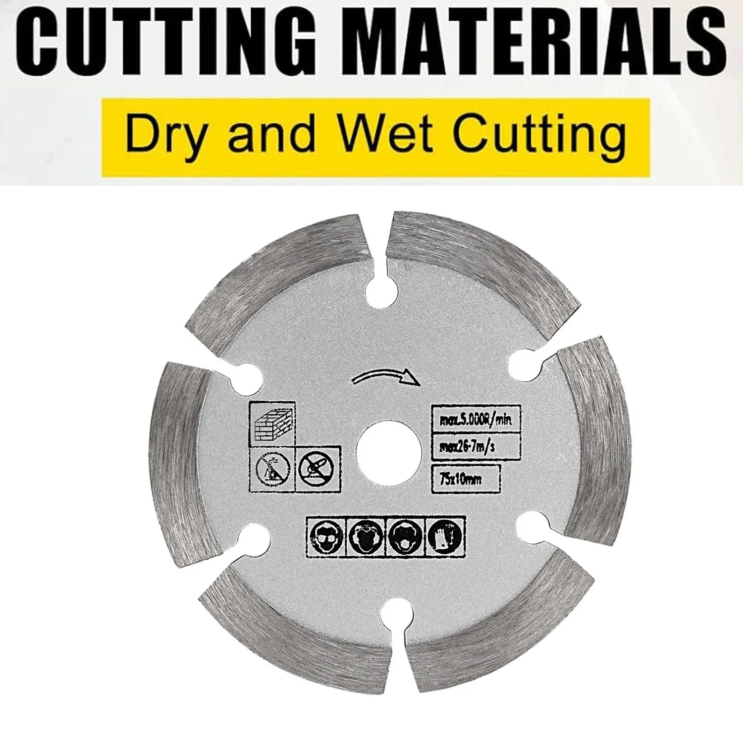 3 "disco de corte de pedra mini lâmina de serra 75mm lâmina de corte de diamante cerâmica concreto corte de mármore para moedor de ângulo 1-3 peças