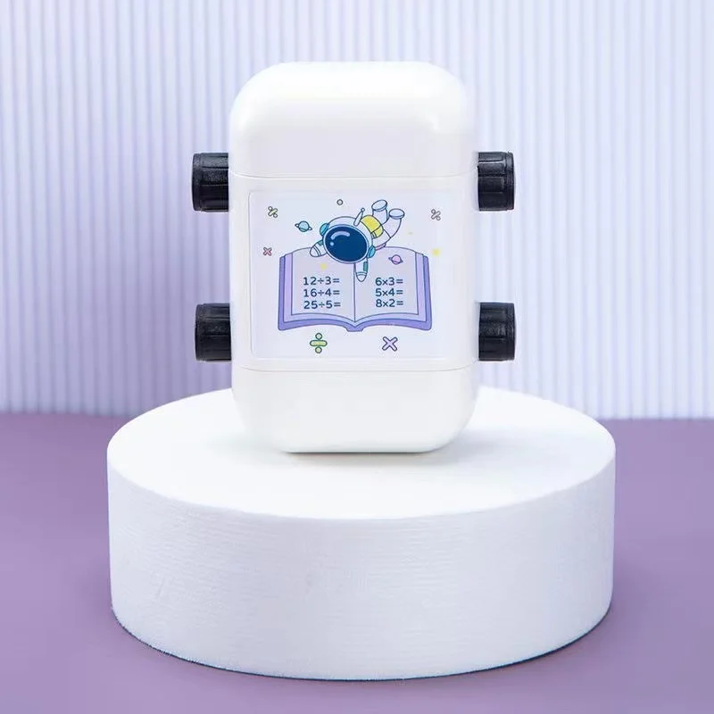 2 in 1 Math Roller Stamp Within 100 Multiplication and Division Dual Head Smart Math Practice Stamps Teaching Stamps for Kids