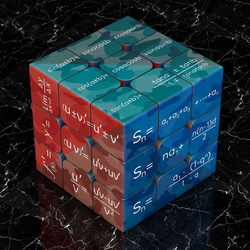 New Magic Cube Periodic Table of Chemical Elements Physics and Math Formulas Intellectual Puzzle Toys and Games