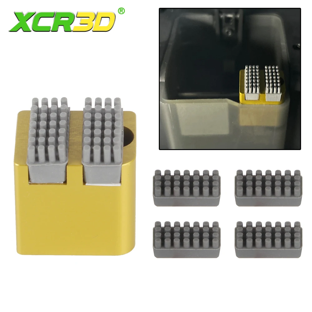 Para bambulab p1s x1 série bocal de limpador de silicone bocais escova viveiro montado purificadores para bambu laboratório ferramenta limpeza impressora 3d