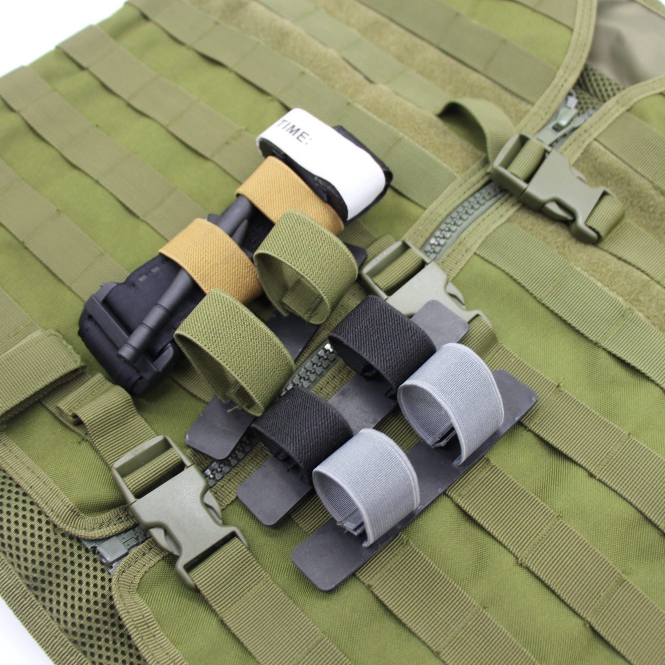 Soporte de torniquete elástico para exteriores, accesorio Emengency, soporte de correas elásticas tácticas, herramientas manuales MOLLE, bolsa de torniquete