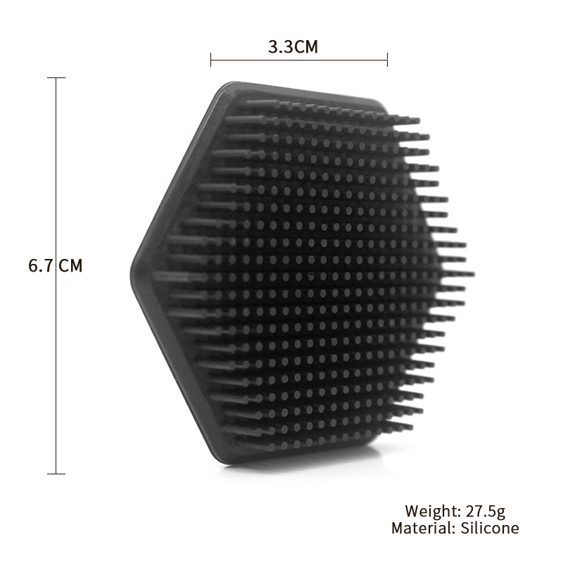 Escova de barbear masculina para limpeza, ferramenta de barbeiro, pente de bigode de silicone, massagem facial, cuidados com a pele