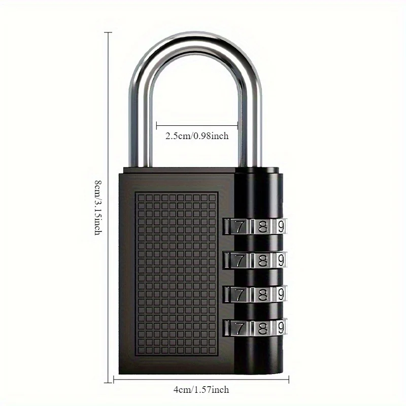 Password Lock, Long Beam, Large Padlock, Outdoor Courtyard Door Lock, Extended Lock, Password External Hanging Lock