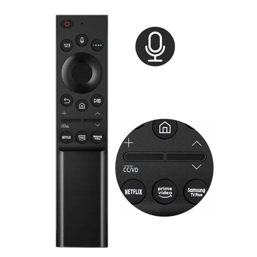 NOVO BN59-01363A Controle Remoto de Voz para Samsung Smart TV NEO Série QLED/QLED, Compatível com QN43LS03AAFXZA QN55LS03AAFXZA