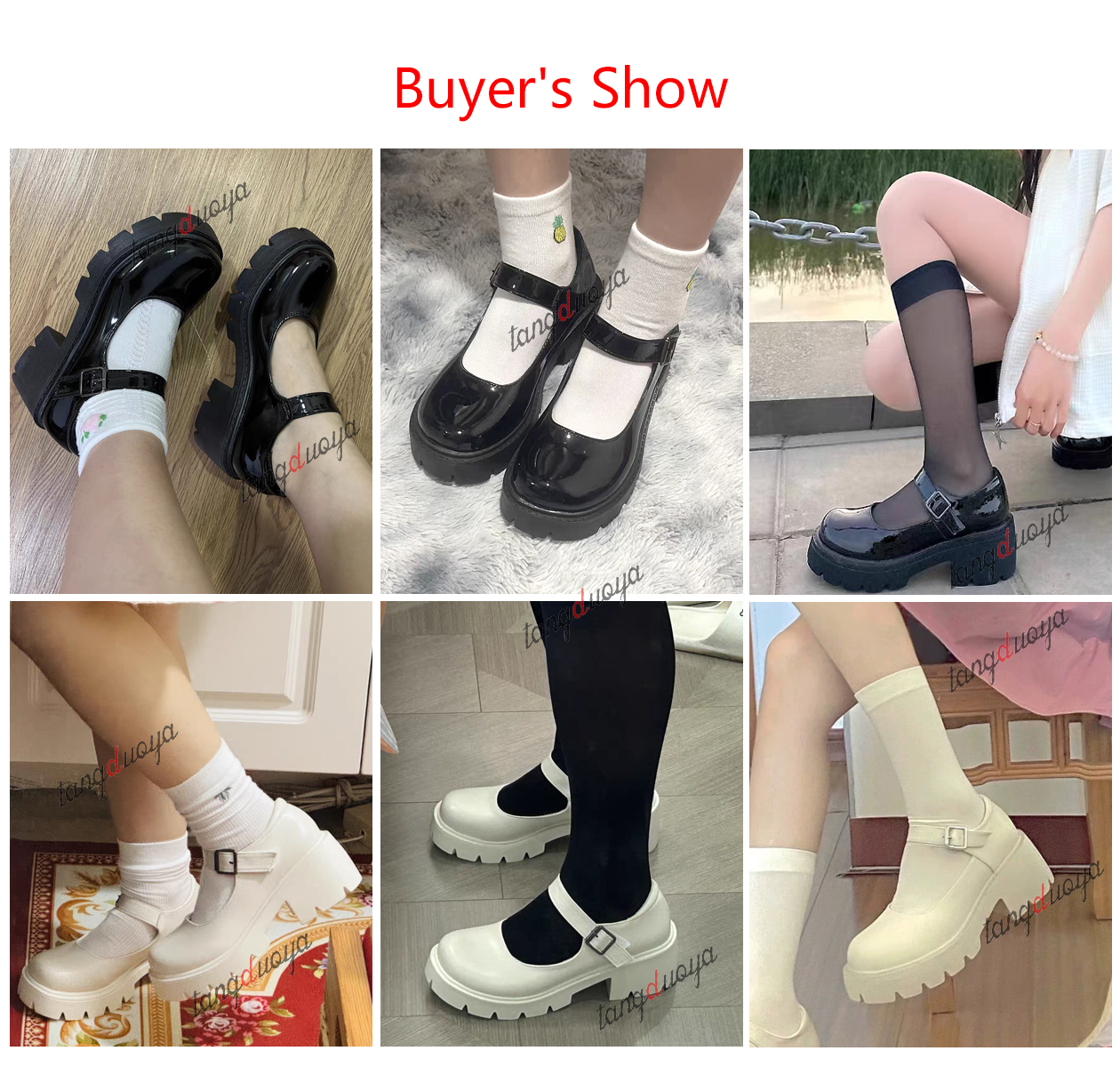 Giày Gót Mary Janes Bơm Nền Tảng Lolita Giày Gót Giày Nữ Phong Cách Nhật Bản Nữ Vintage Cao Gót Cao Cấp dành Cho Nữ