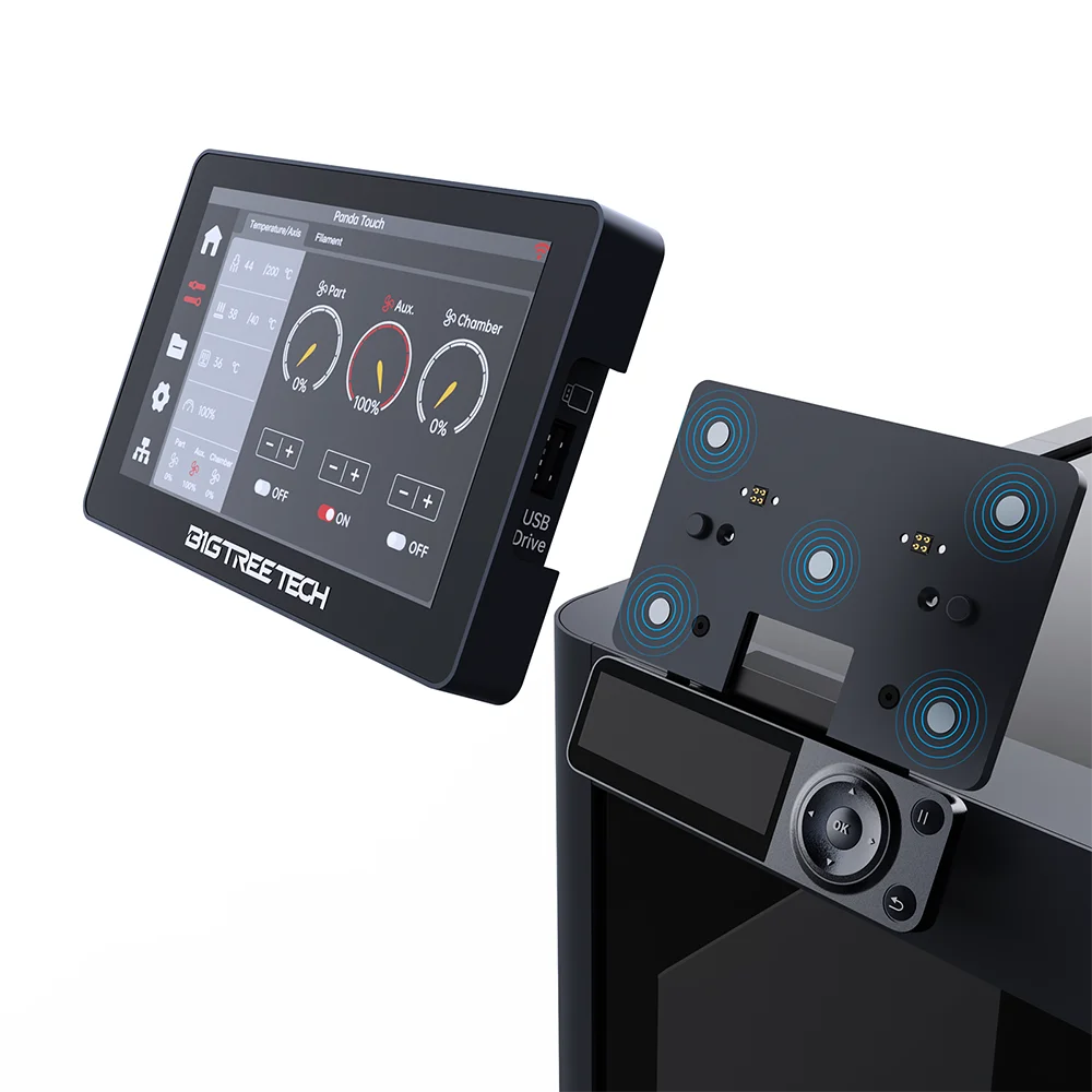 หน้าจอ: BIGTREETECH Panda Touch หน้าจอสัมผัสขนาด 5 นิ้ว Wifi สําหรับ Bambulab P1P P1S Multi-Printer ควบคุมไร้สาย Klipper หน้าจอ